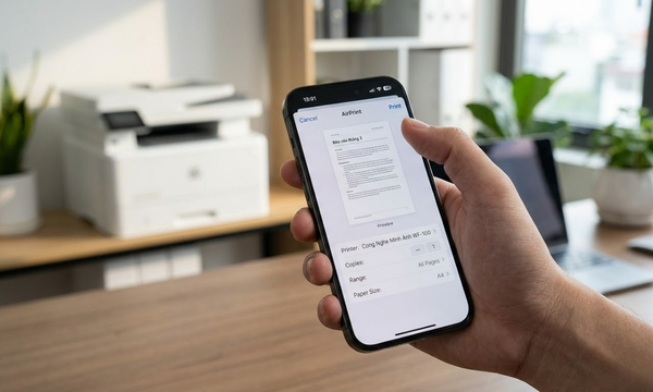 Hướng Dẫn In Bằng AirPrint Dành Cho iPhone, iPad